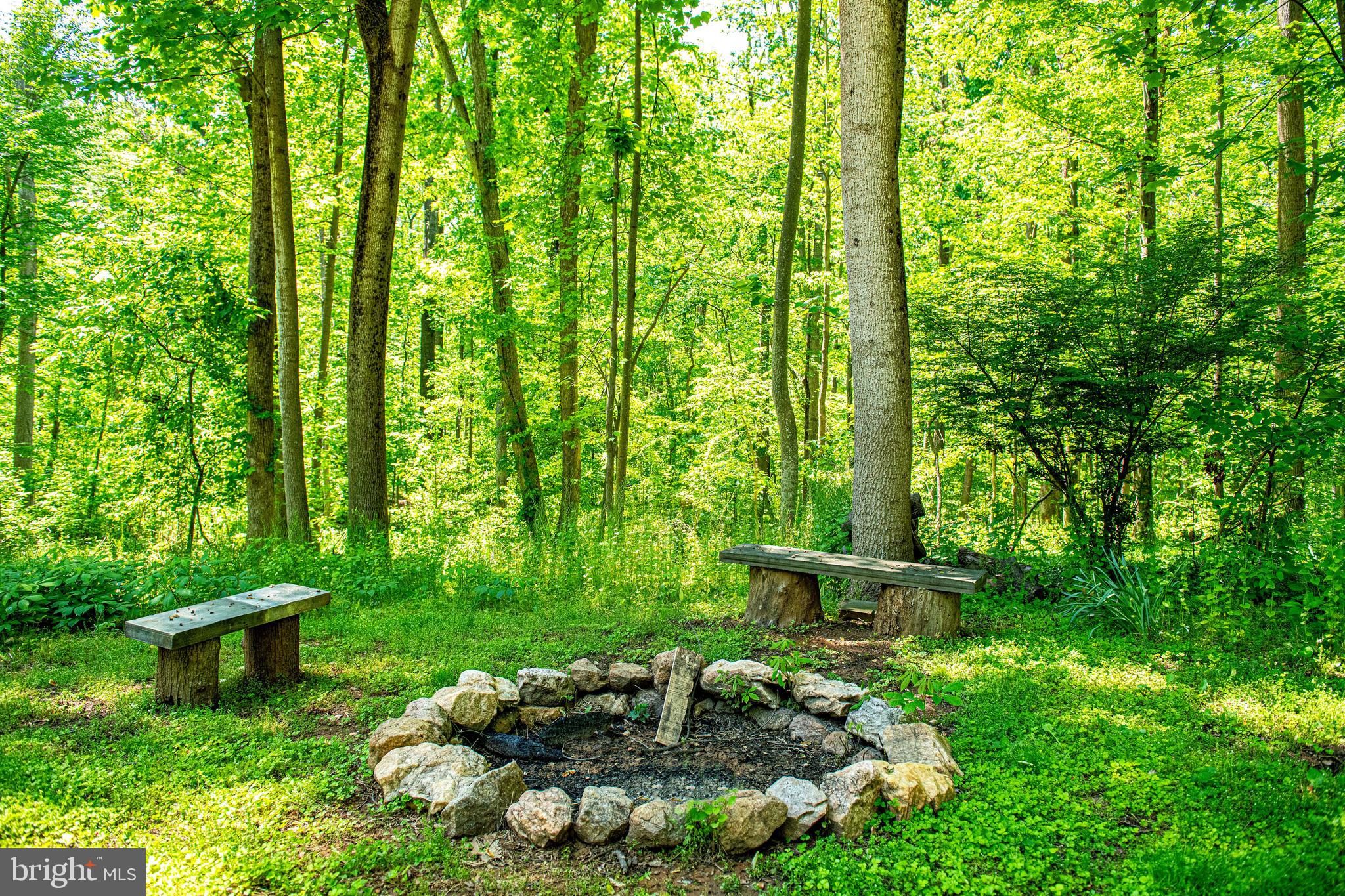 17200 Wesley Chapel Road Monkton, MD 21111 - Photo 46 of 51 Fire pit with bench seating