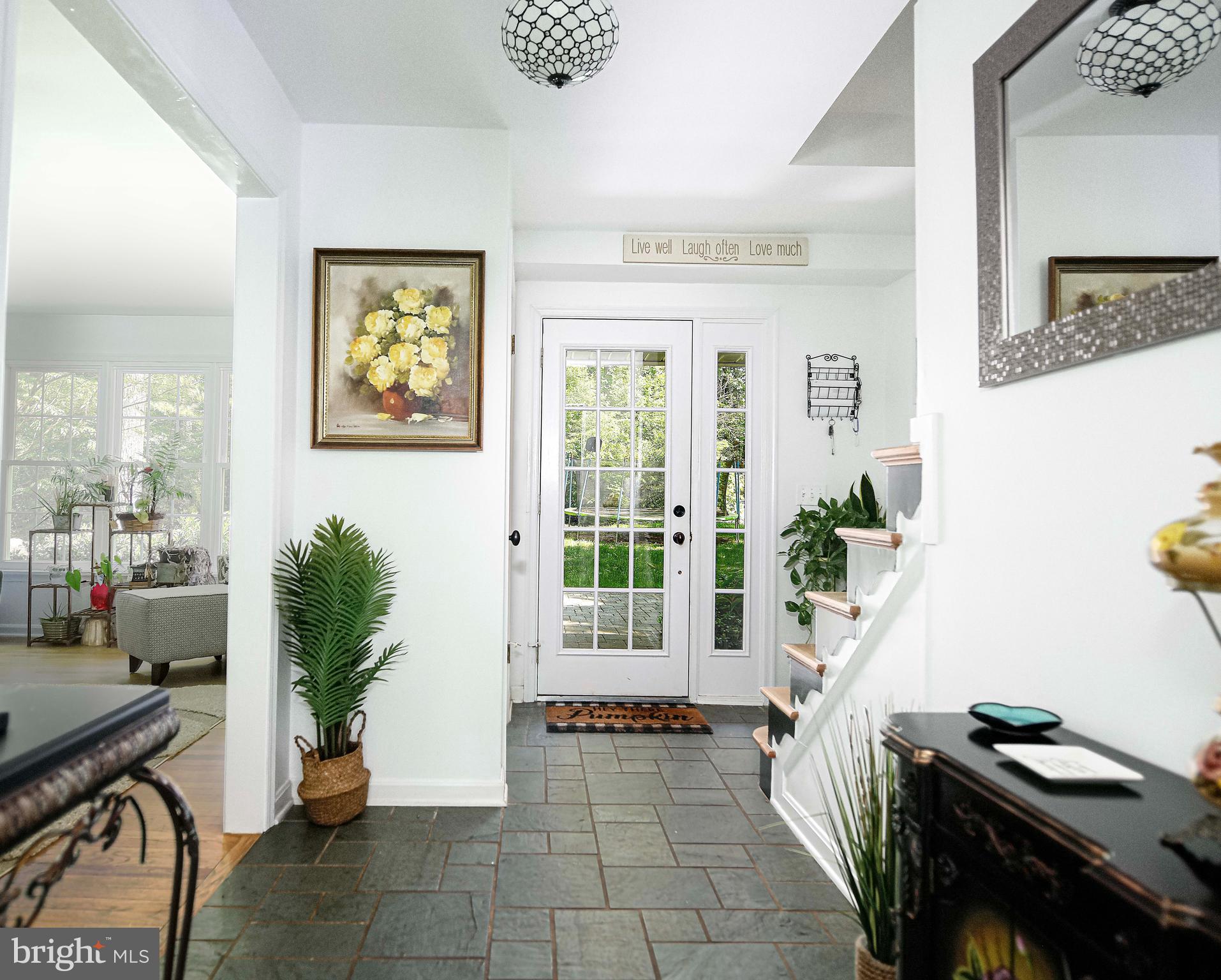 17200 Wesley Chapel Road Monkton, MD 21111 - Photo 8 of 51 Bright front foyer with stone entrance