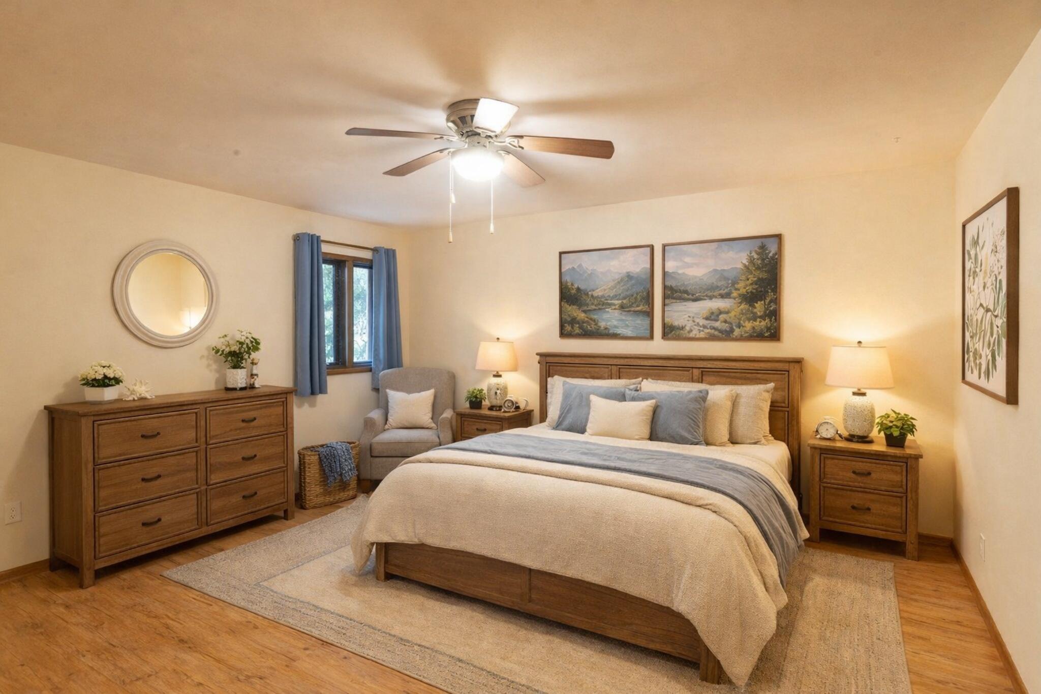 27130 89th Street Salem Lakes, WI 53168 - Photo 50 of 56 Digially Enhanced lower bedroom