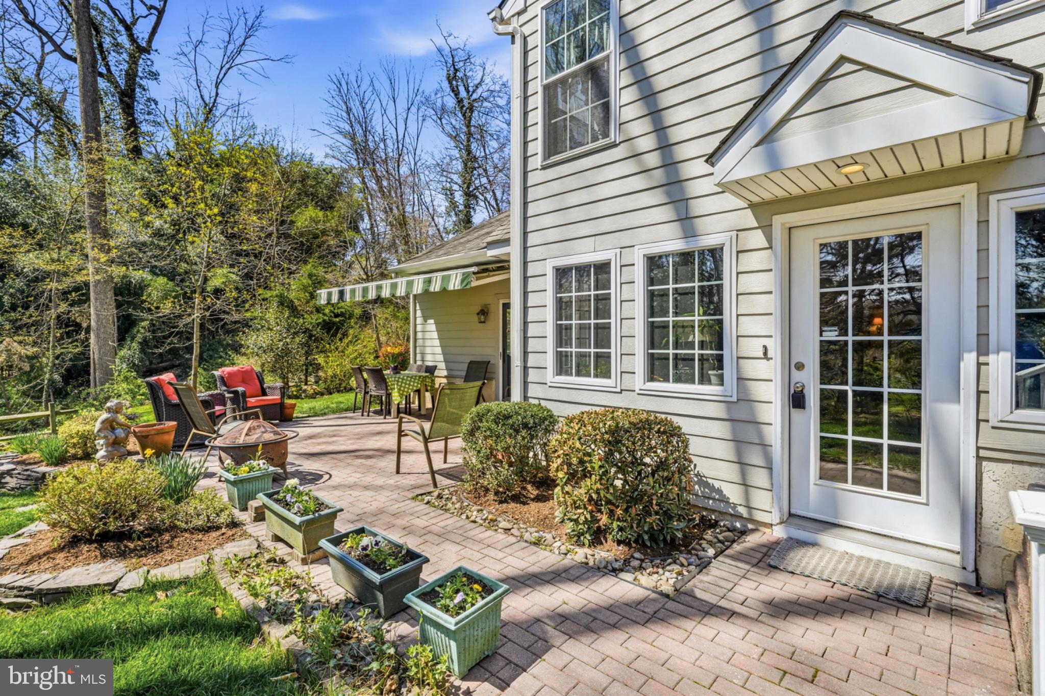 6 Laurel Lane Media, PA 19063 - Photo 41 of 52 Charming patio retreat in nature's embrace.