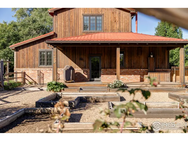a view of a house with wooden floor