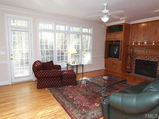5400 Fire Pink Way Raleigh, NC 27613 - Photo 10 of 23 Gorgeous Hardwood Floors and A Warm, Inviting Family Room. Den/Family/Great Room