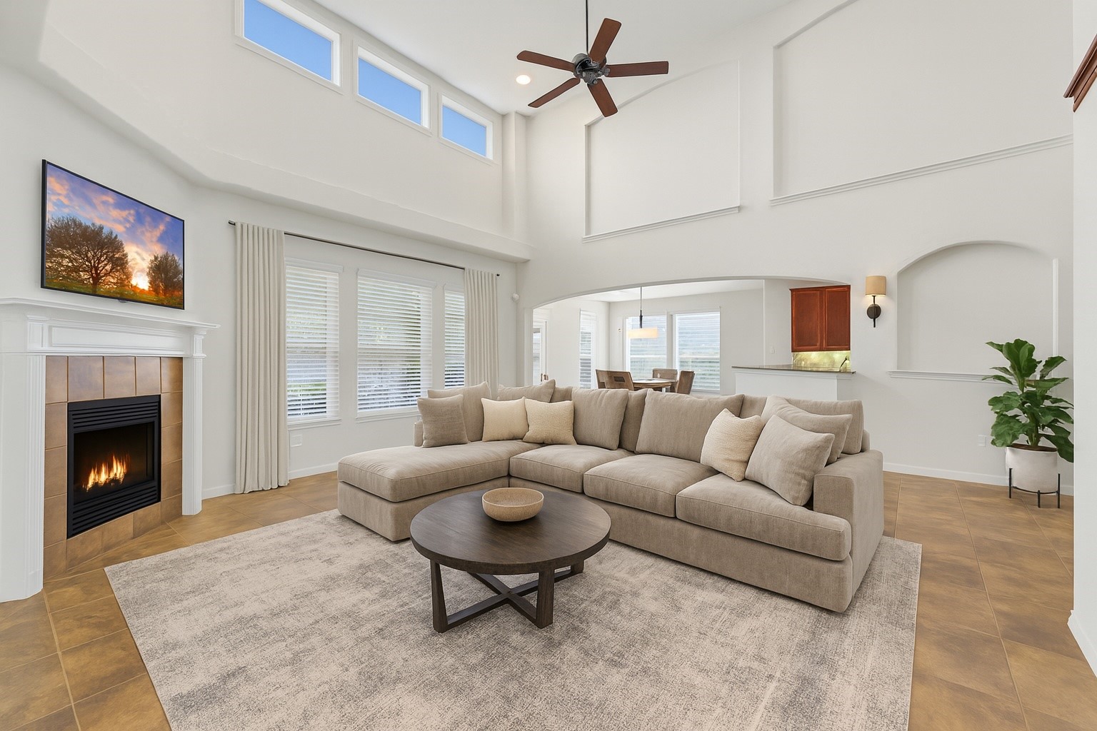 3301 Remington Rise Lane Katy, TX 77494 - Photo 2 of 19 Virtually Staged - Living room