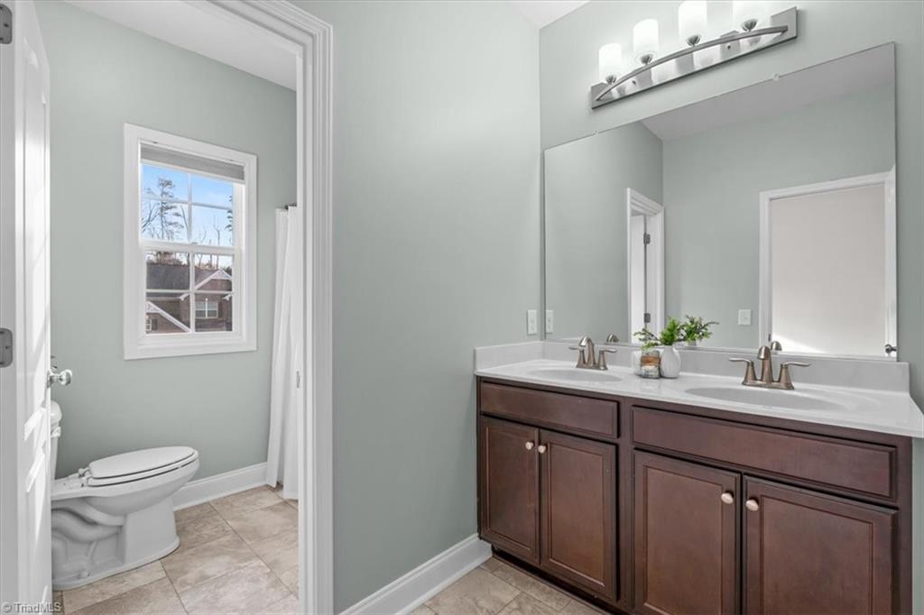 2908 Fernley Court High Point, NC 27262 - Photo 26 of 42 Full bathroom w/dual sinks attached to Bedrooms 2 & 3