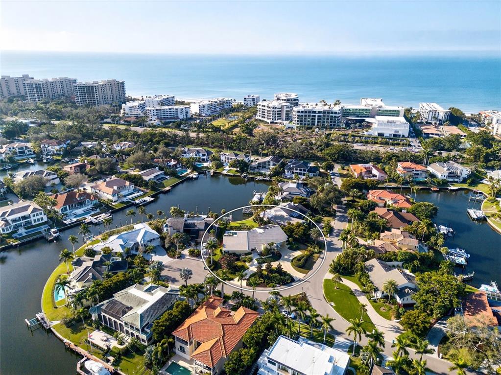 1571 Harbor Cay Lane Longboat Key, FL 34228 - Photo 79 of 93 an aerial view of multiple house