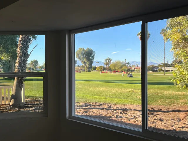 a view of ocean from a window