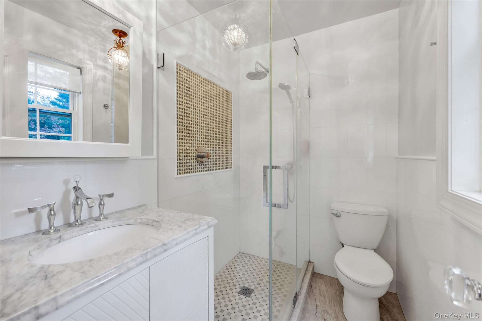 3 Kakiat Lane Spring Valley, NY 10977 - Photo 21 of 44 a bathroom with a granite countertop sink toilet and shower