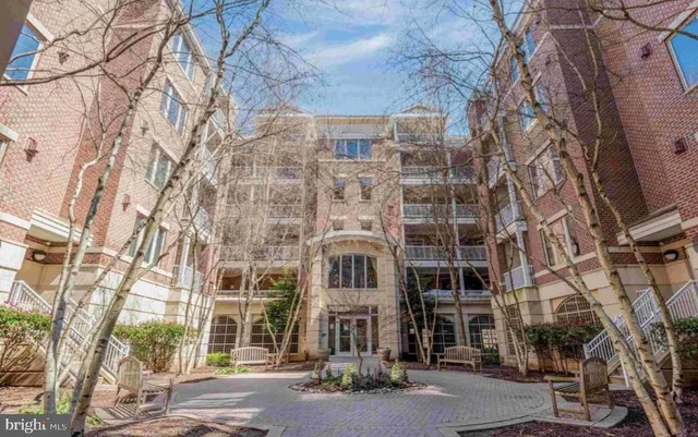 a front view of a building