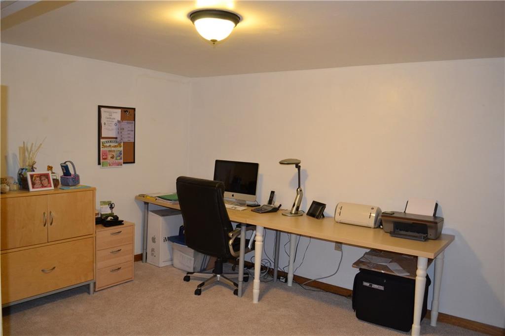 60 Windcrest Drive Cecil, PA 15321 - Photo 22 of 25 Basement area. Use this as a home office, or fourth bedroom! Brand new carpet.