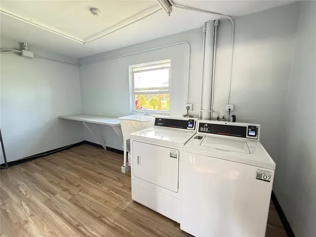 a room with storage and utility