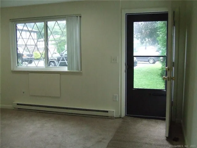 a view of front door