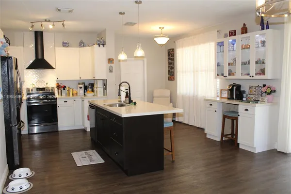 a car parked in front of a house