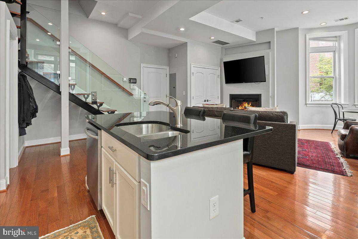 2019 19th Street Northwest, Unit 2 Washington, DC 20009 - Photo 17 of 30 Open kitchen overlooking the living space