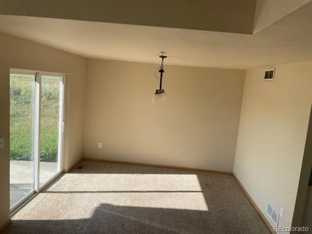 a view of an empty room