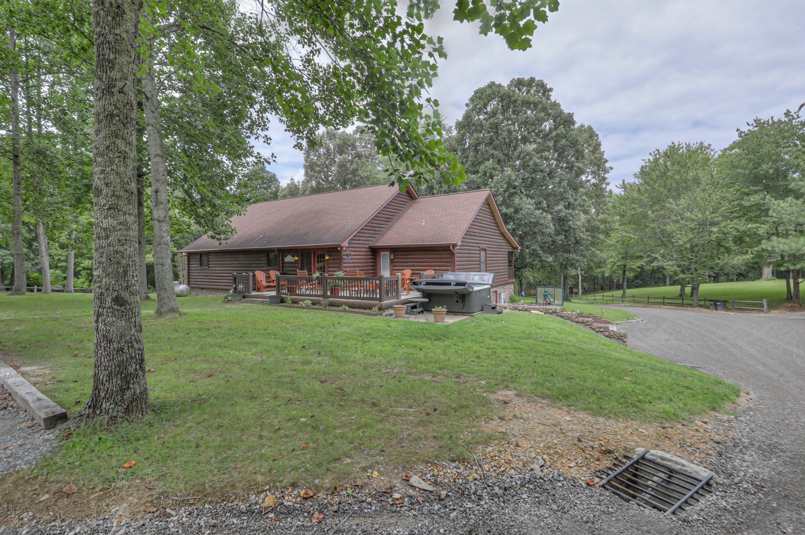 118 Robert Simmons Road Westmoreland, TN 37186 - Photo 41 of 82 a aerial view of a house with a yard table and chairs