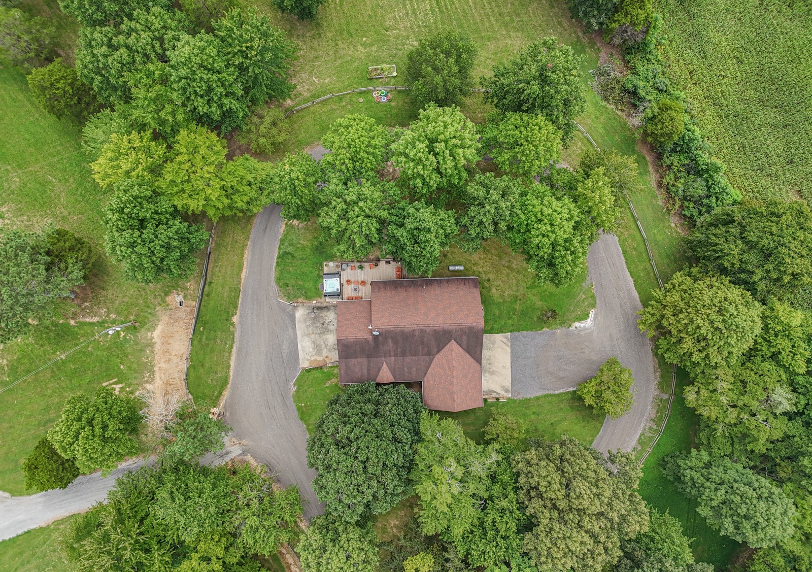 118 Robert Simmons Road Westmoreland, TN 37186 - Photo 5 of 82 an aerial view of a house with outdoor space and street view