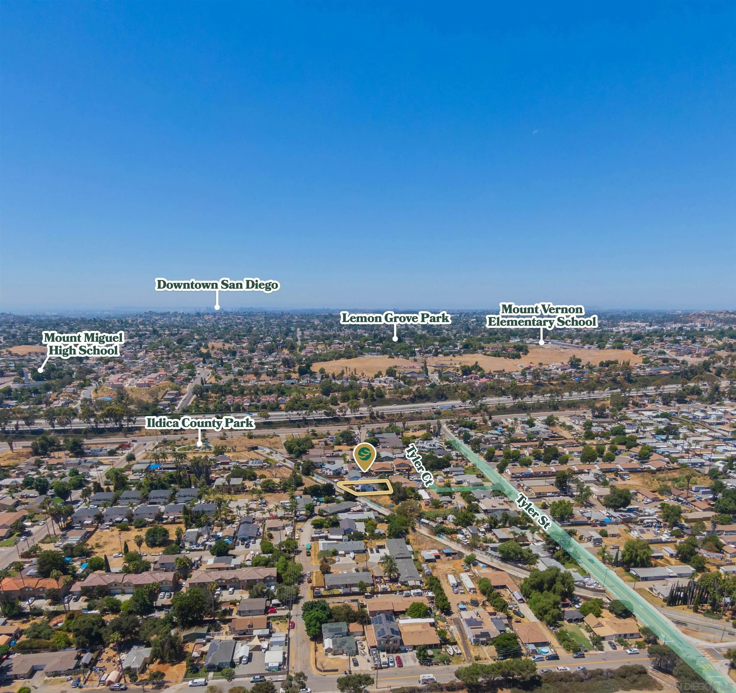 2259-61 Tyler Court Spring Valley, CA 91977 - Photo 6 of 7 an aerial view of multiple house