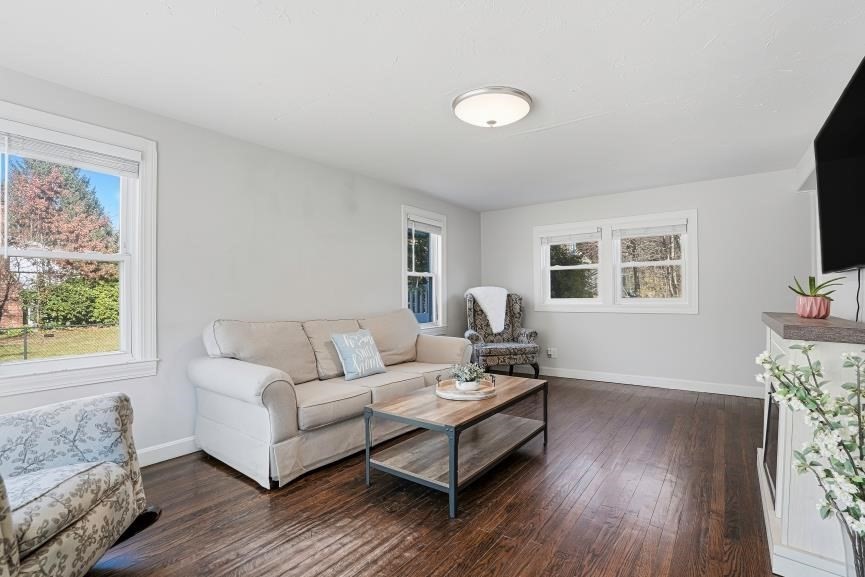 49 Grove Street Upton, MA 01568 - Photo 16 of 39 a living room with furniture and a flat screen tv