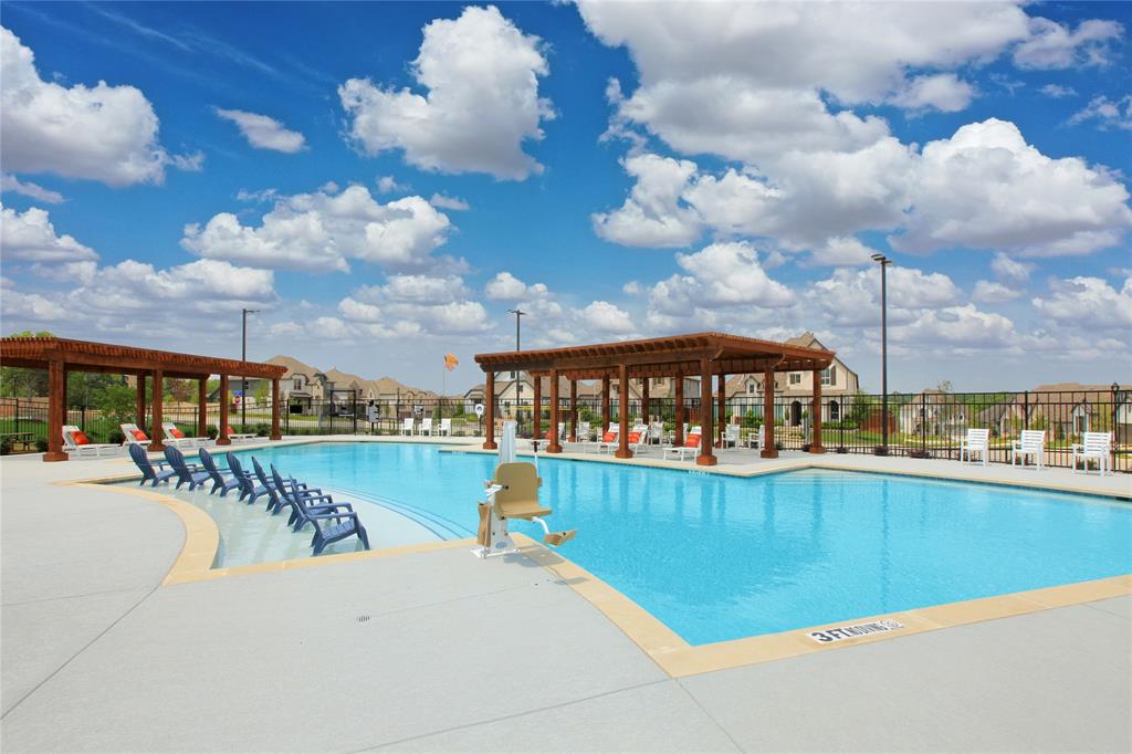 509 Hummingbird Lane Van Alstyne, TX 75495 - Photo 38 of 40 a view of a swimming pool with a patio