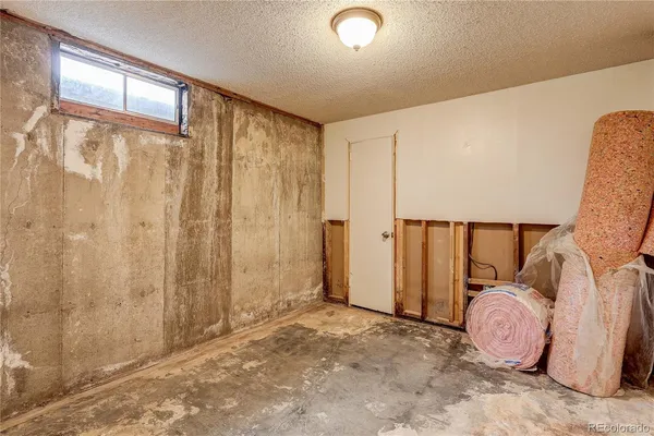 a view of closet area