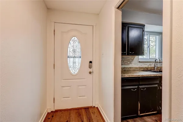 a view of bathroom with dual sinks