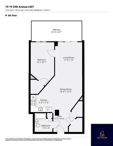 $749,000 | 19-19 24th Avenue, Unit L607 | Astoria