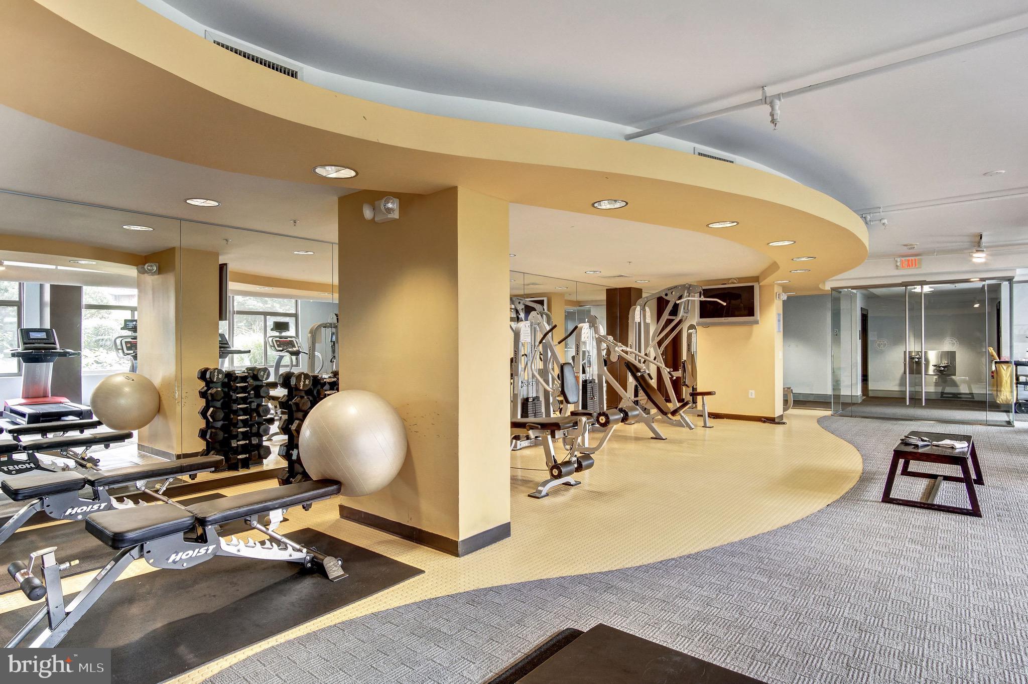 3650 South Glebe Road, Unit 1147 Arlington, VA 22202 - Photo 51 of 51 a view of a room with gym equipment