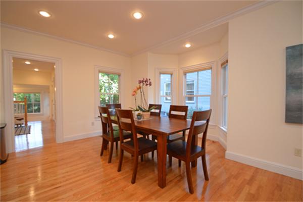 7 St Mary Road Cambridge, MA 02139 - Photo 6 of 24 a view of a dining room with furniture