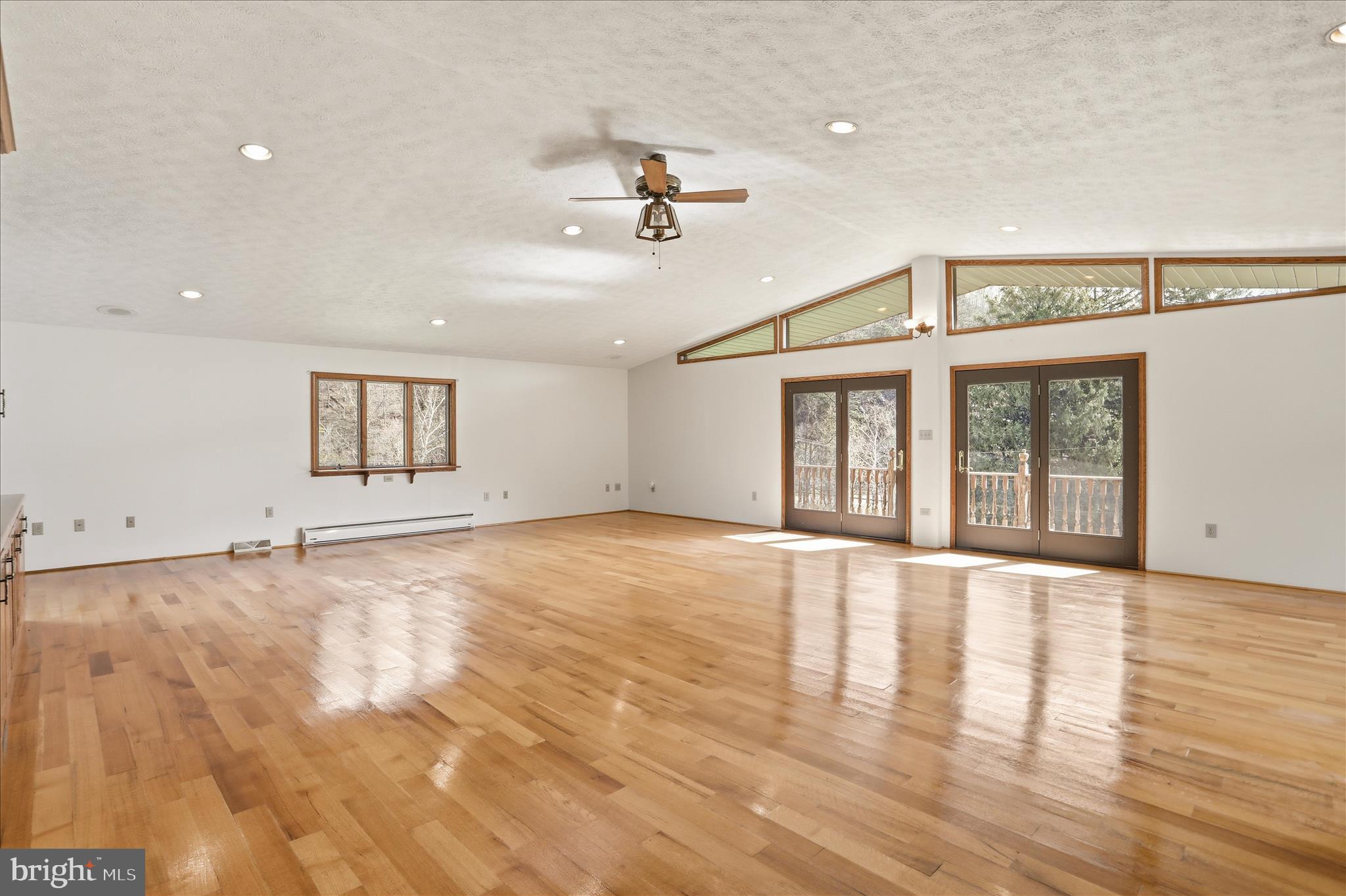 12623 Windy Ridge Drive Mount Savage, MD 21545 - Photo 32 of 72 an empty room with wooden floor and windows