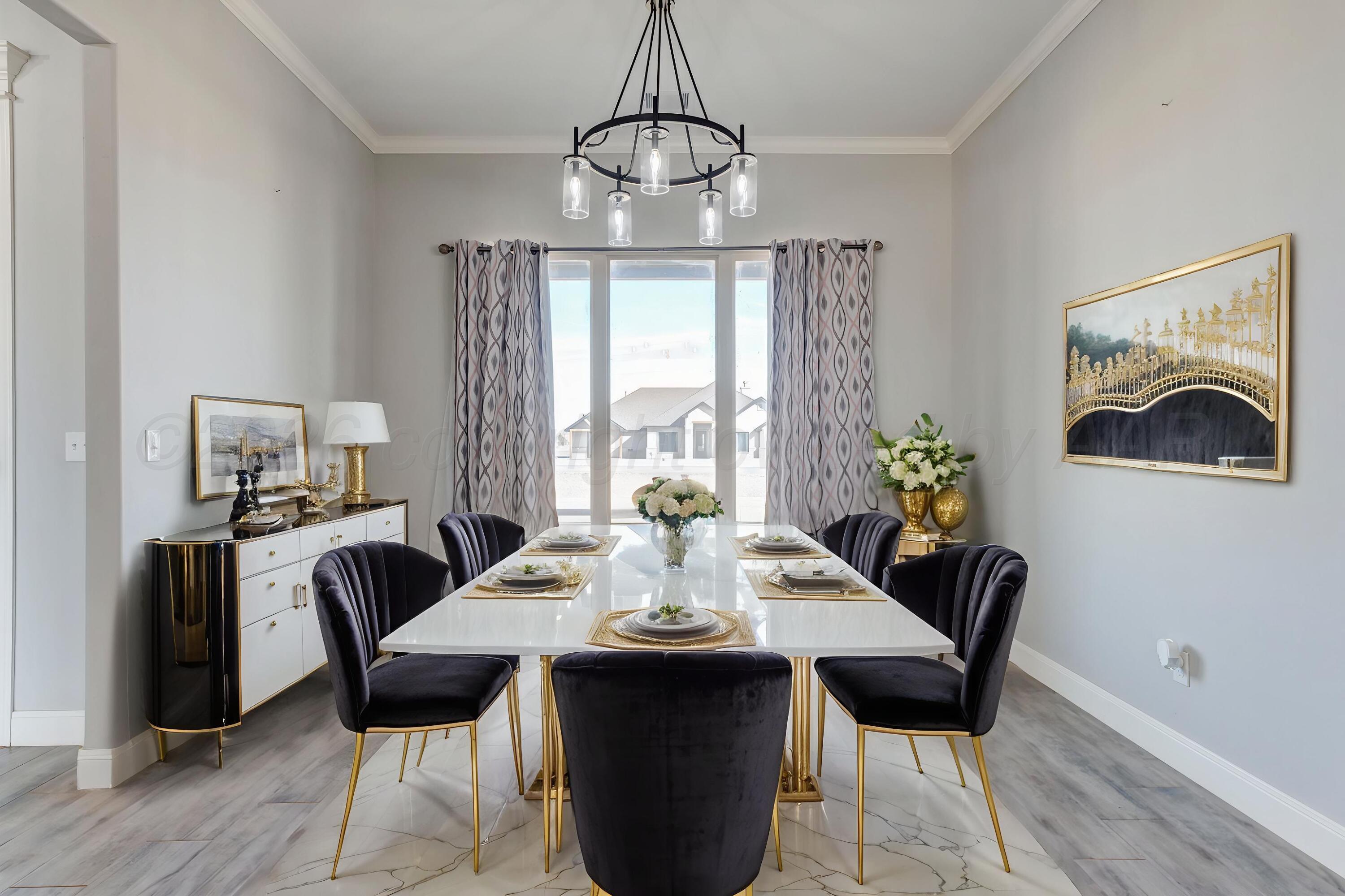 14310 Lobelia Place Amarillo, TX 79119 - Photo 71 of 78 a view of a dining room with furniture window and outside view