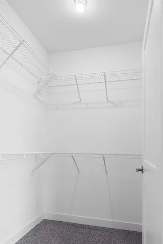 a view of a closet