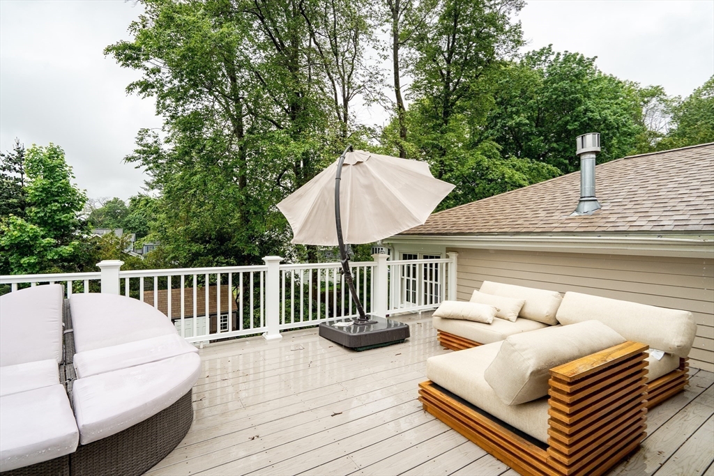 10 Ballard Terrace Lexington, MA 02420 - Photo 23 of 42 a view of a patio on the roof deck