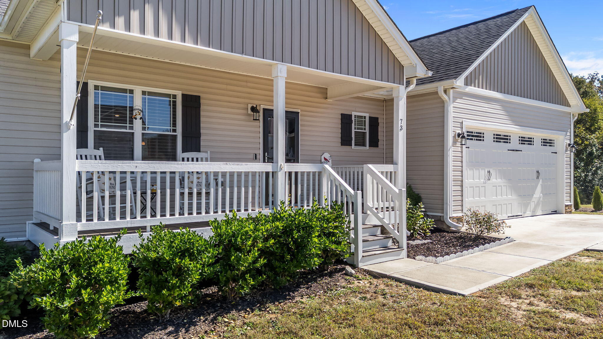 73 Rabbit Run Drive Smithfield, NC 27577 - Photo 6 of 46 a view of a house with a small yard and wooden floor and fence