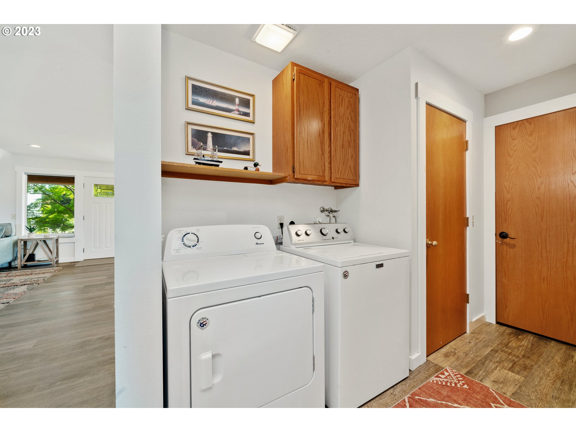 34010 Mallard Avenue Nehalem, OR 97131 - Photo 20 of 25 a utility room with closet dryer and washer
