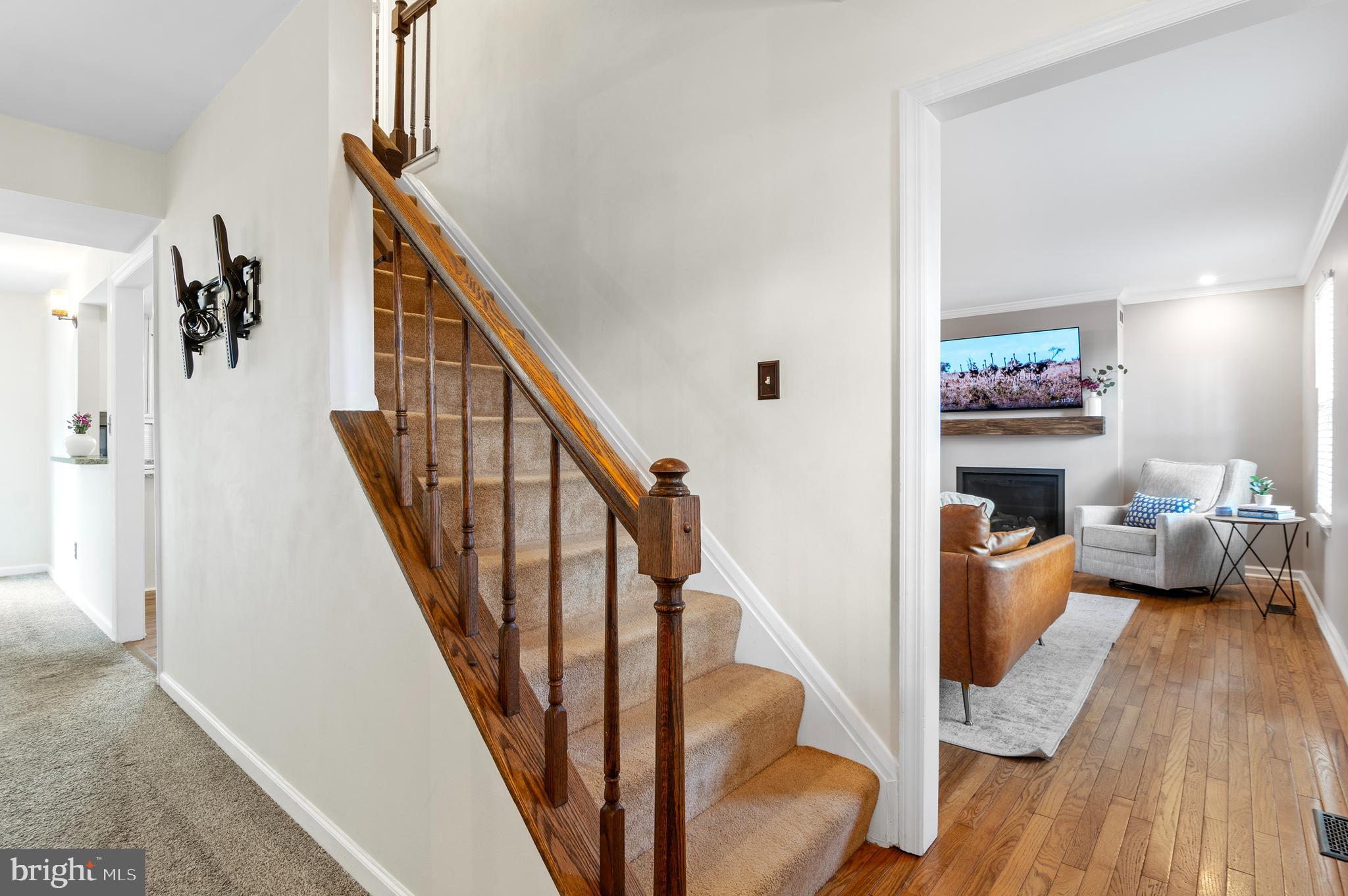 40 Dorba Court Severna Park, MD 21146 - Photo 24 of 67 a view of entryway livingroom and hallway with wooden floor