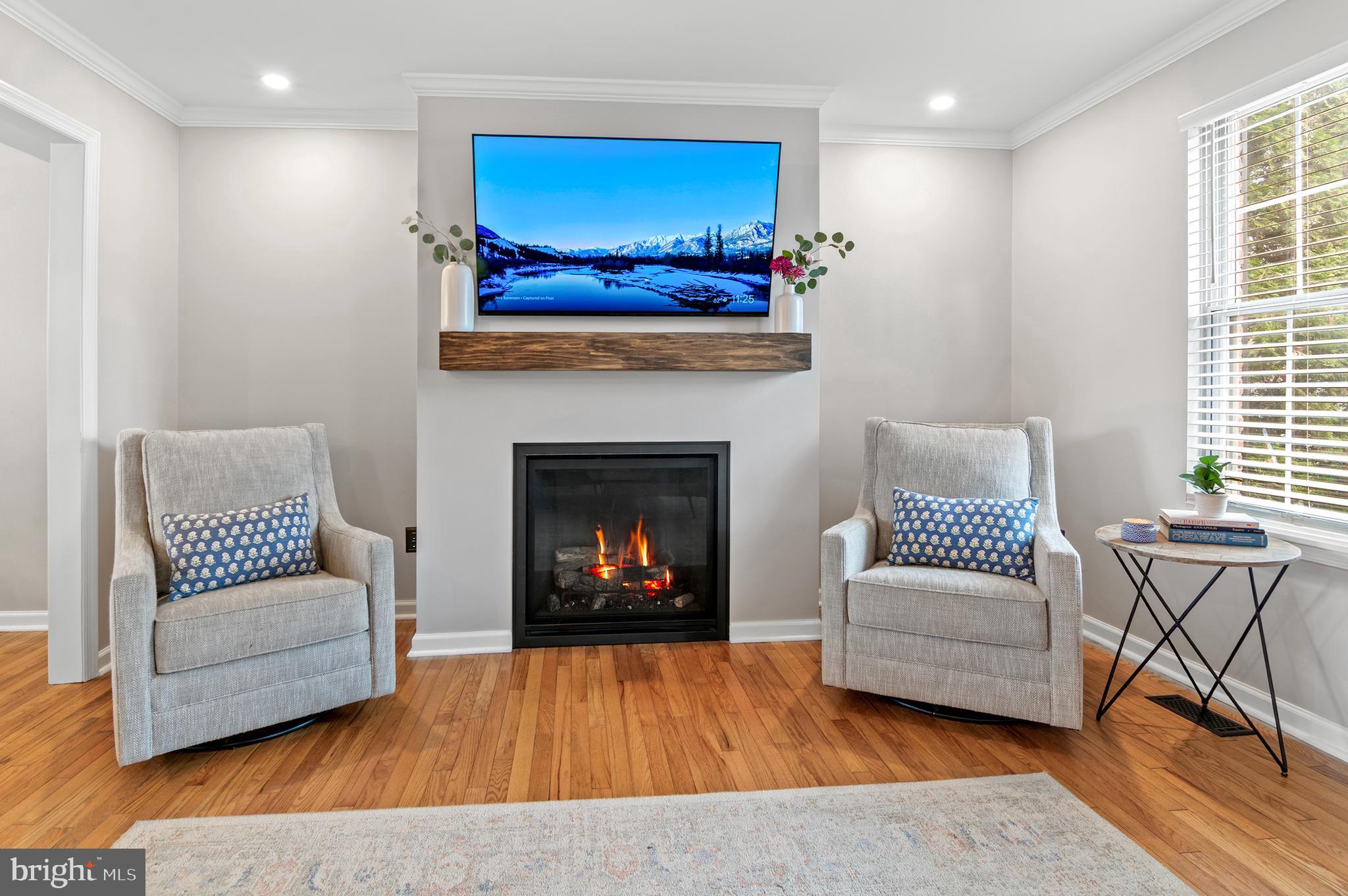 40 Dorba Court Severna Park, MD 21146 - Photo 7 of 67 a living room with furniture and a fireplace