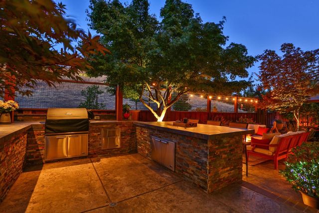 outdoor space with patio furniture