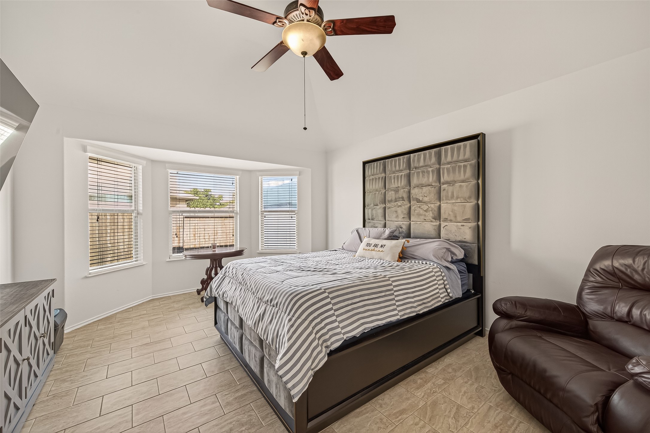 15607 Mossy Park Cypress, TX 77429 - Photo 21 of 34 a bedroom with a bed couch and window