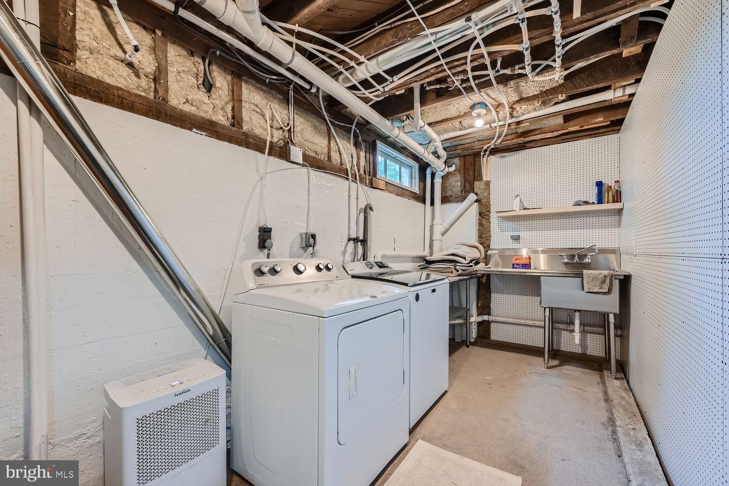 3941 Street Road Street, MD 21154 - Photo 42 of 68 Lower-level laundry, utility room.