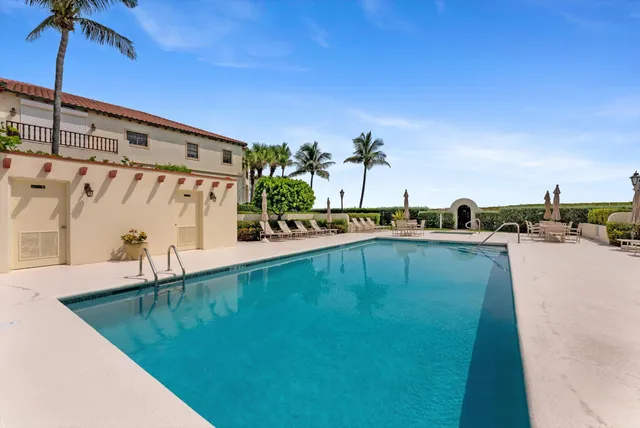 a view of a road with an ocean view