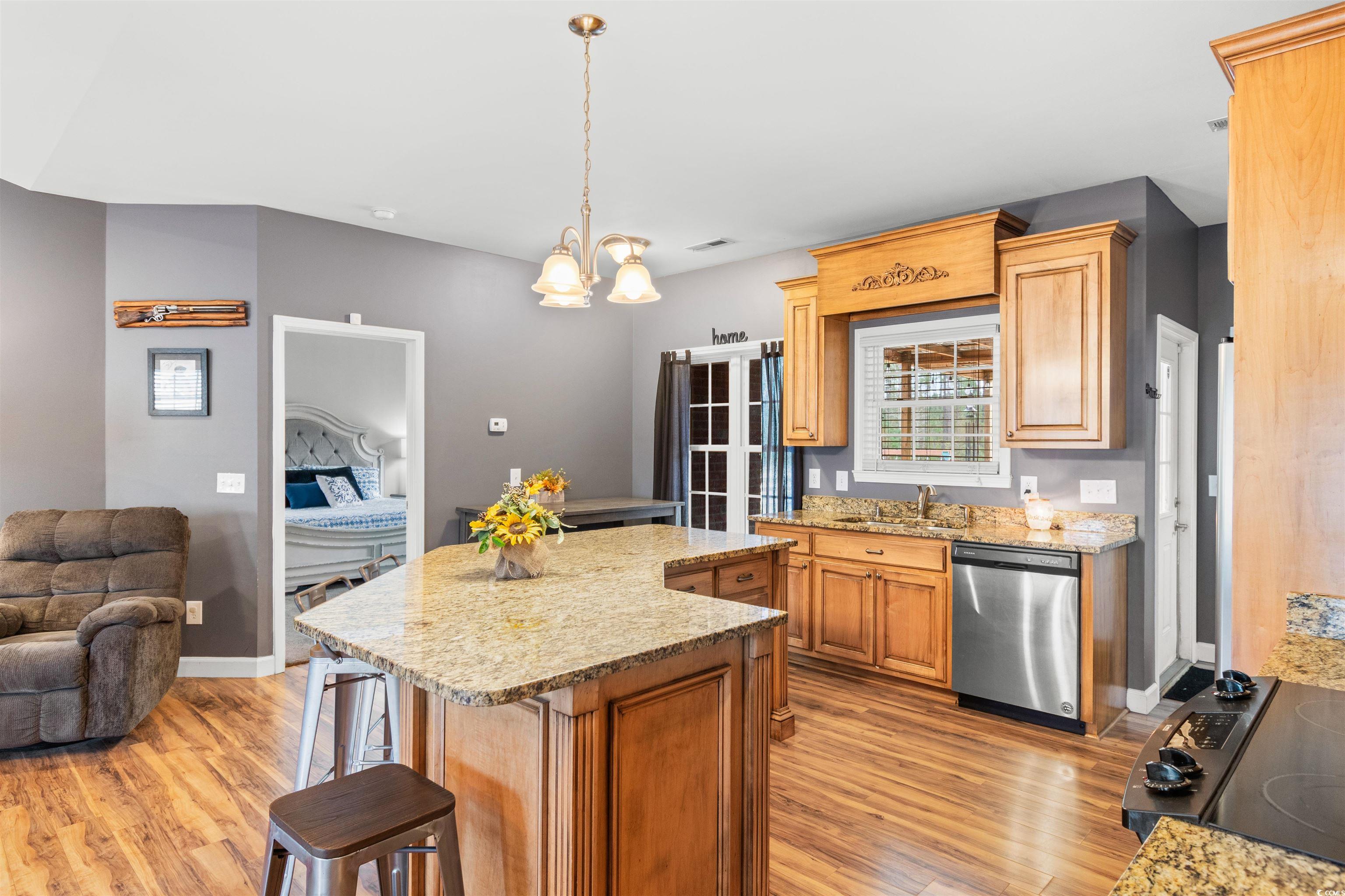 1291 Pisgah Church Road Aynor, SC 29511 - Photo 17 of 39 Kitchen featuring a center island, dishwasher, sin