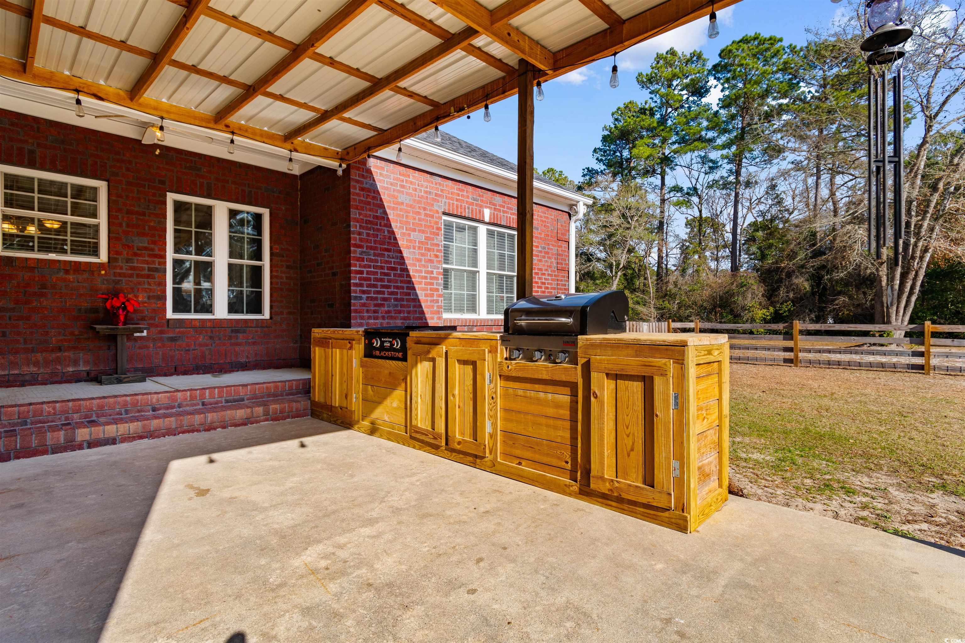1291 Pisgah Church Road Aynor, SC 29511 - Photo 4 of 39 View of patio / terrace featuring area for grillin