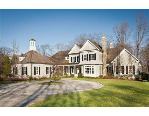 362 Brookside Road Darien, CT 06820 - Photo 2 of 20 a front view of a house with a yard