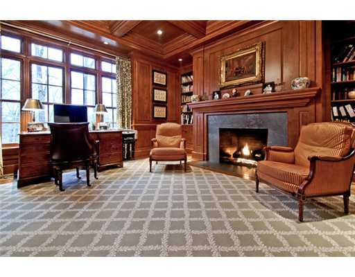362 Brookside Road Darien, CT 06820 - Photo 7 of 20 a living room with furniture a fireplace and a large window
