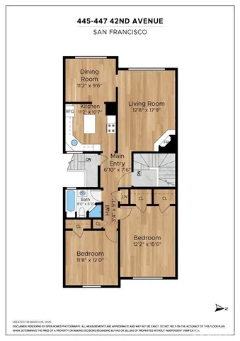 $995,000 | 445-447 42nd Avenue, San Francisco, CA 94121