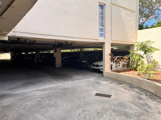 a view of car garage