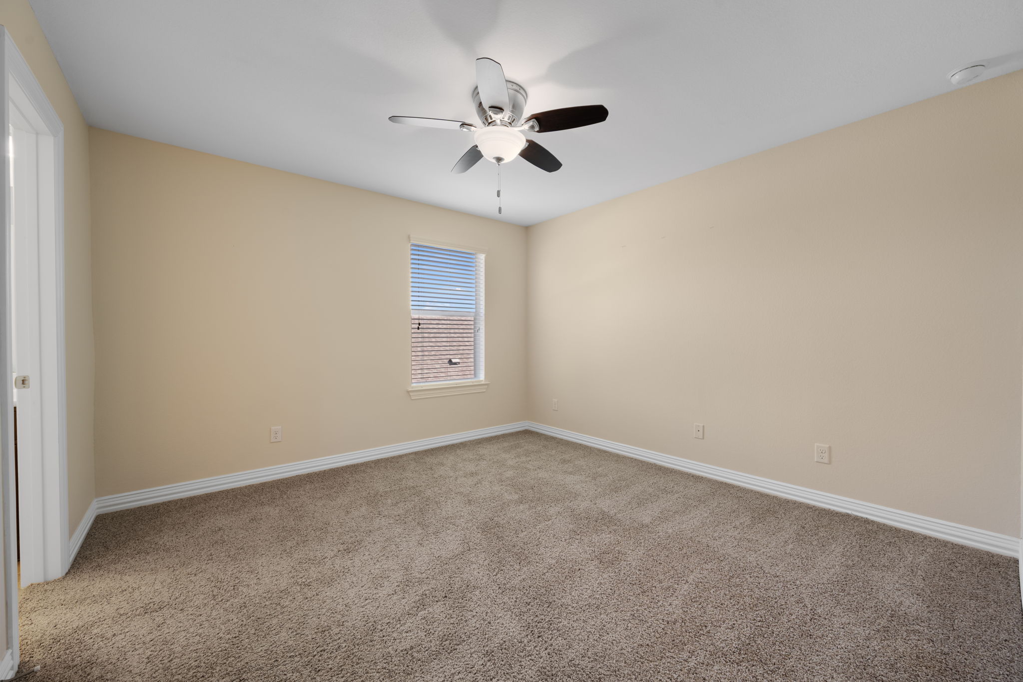 3904 Brean Down Road Pflugerville, TX 78660 - Photo 31 of 40 Unfurnished room featuring light colored carpet and ceiling fan