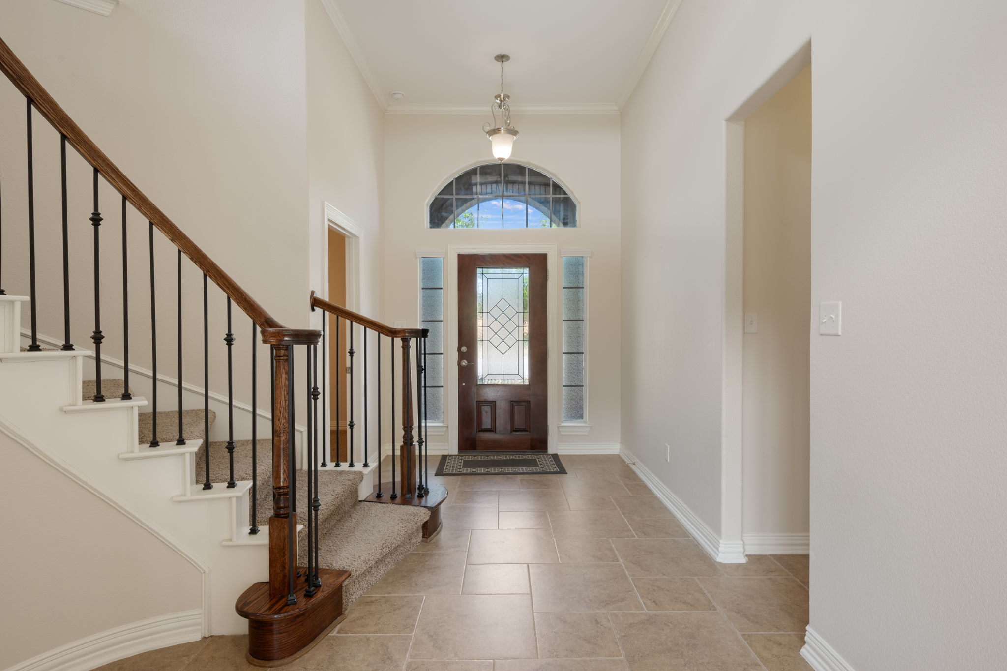 3904 Brean Down Road Pflugerville, TX 78660 - Photo 4 of 40 Foyer with crown molding and a high ceiling