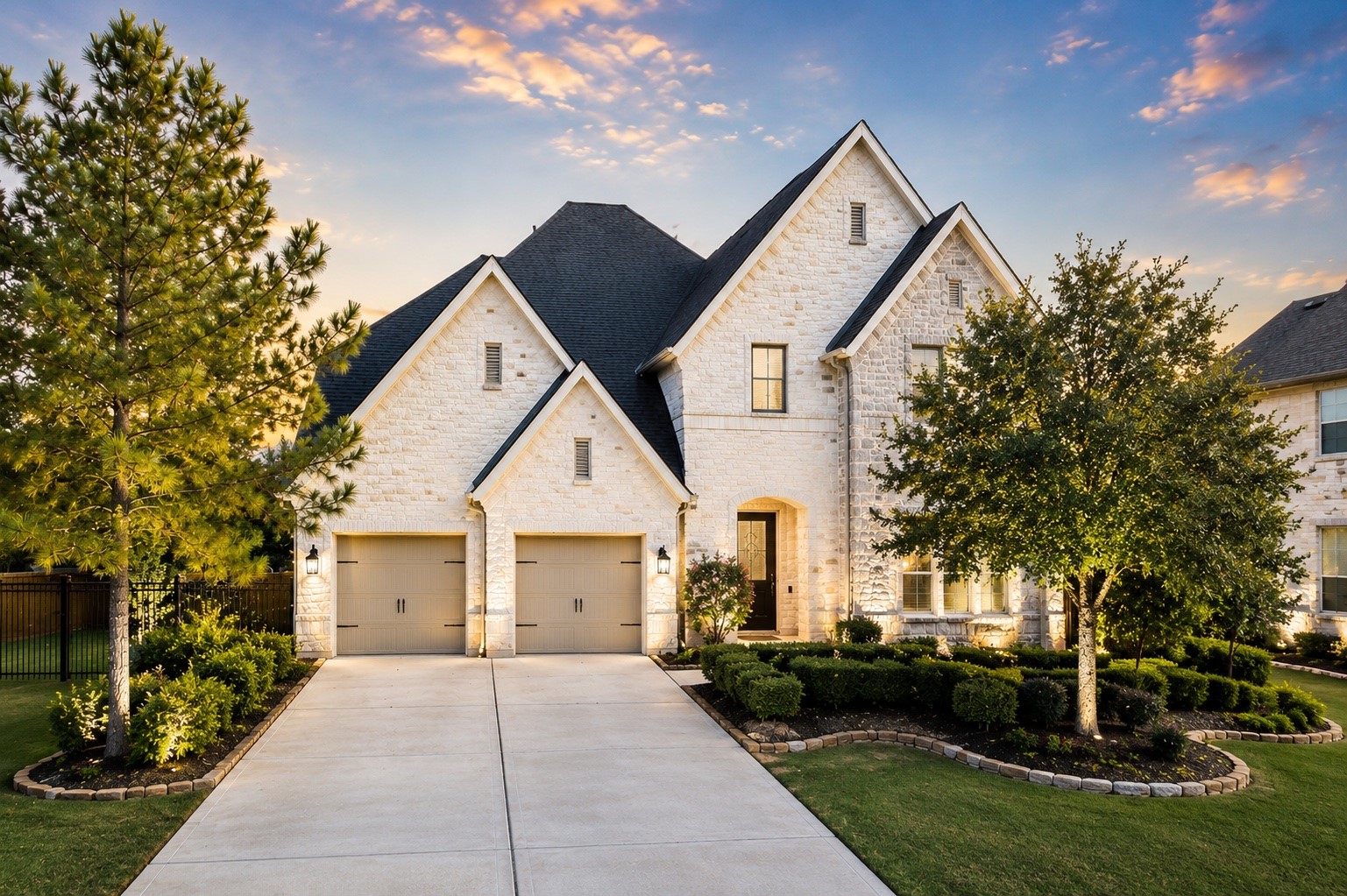 26910 Selinsgrove Road Magnolia, TX 77354 - Photo 1 of 50 Spectacular Toll Brothers masterpiece featuring striking stone architecture and pristine twilight curb appeal.