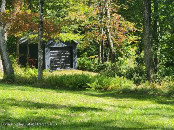 a view of an outdoor space with a lake view